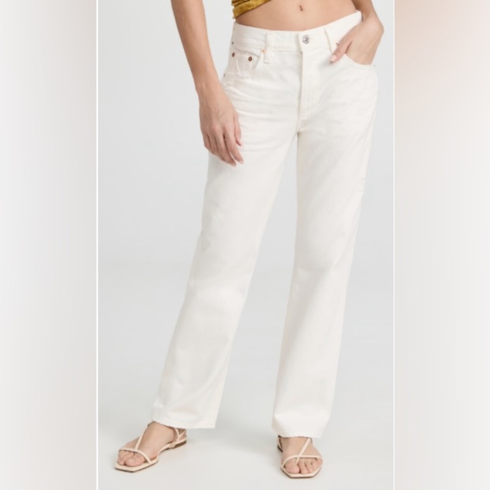 Citizens of Humanity Neve Low Slung Relaxed Jeans in Full Moon